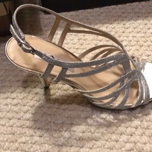 Silver classy sexy heels
